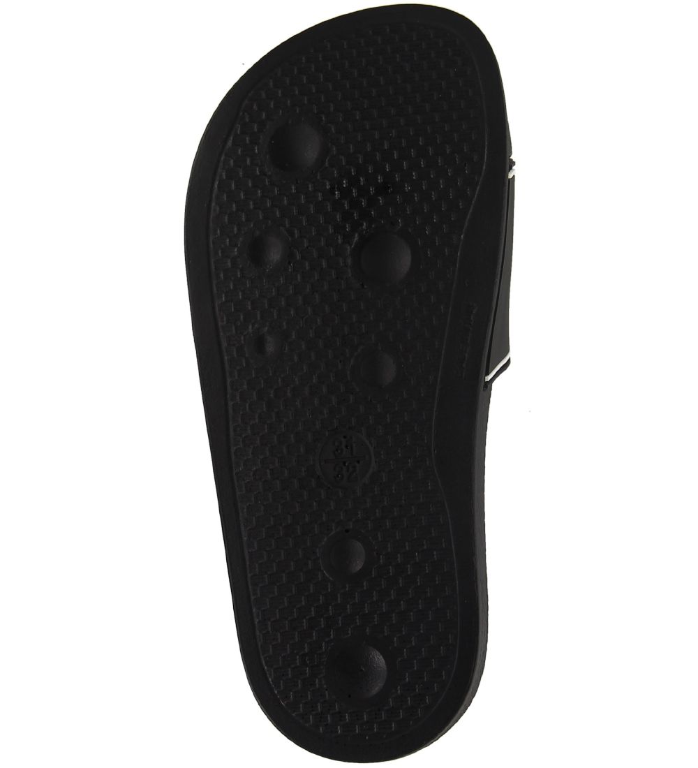 Versace Badesandaler - Sort m. Logo