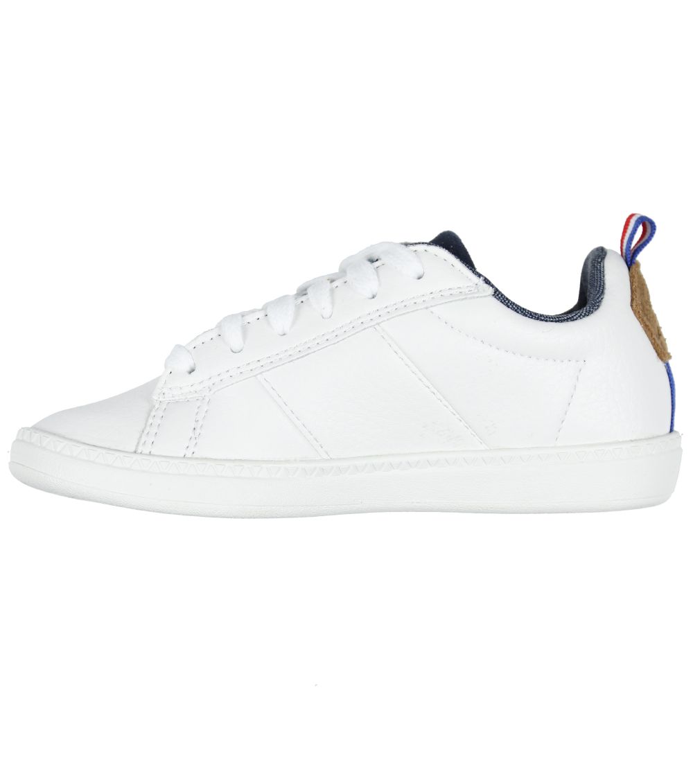 Le Coq Sportif Sko - Courtclassic - Hvid/Brun