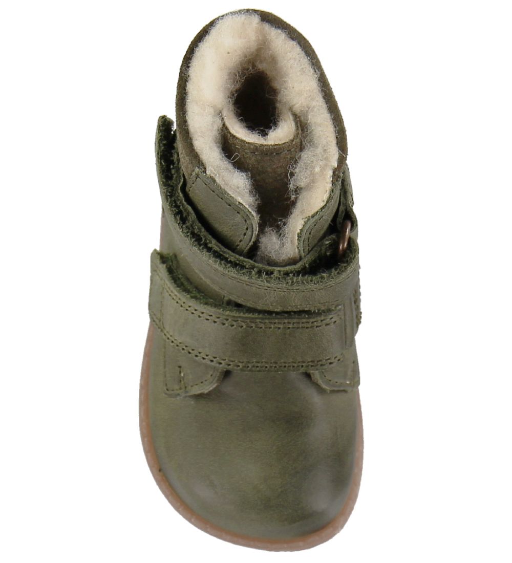 Bundgaard Vinterstøvler - Rabbit Velcro - Tex - Army