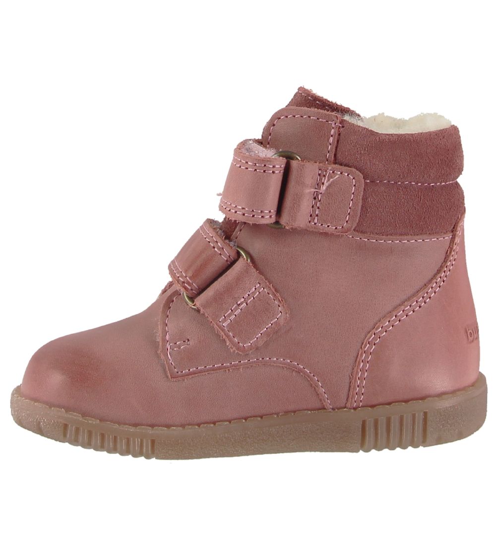 Bundgaard Vinterstøvler - Rabbit Velcro - Tex - Old Rose