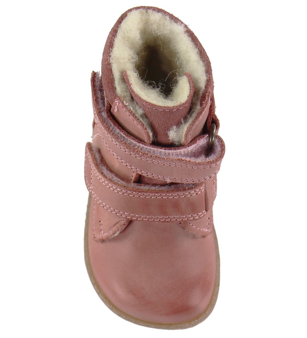 Bundgaard Vinterstøvler - Rabbit Velcro - Tex - Old Rose