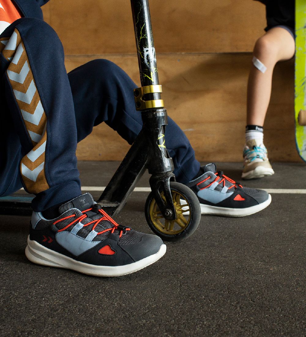 Hummel Sko - Bounce Runner Tex Jr - Asphalt