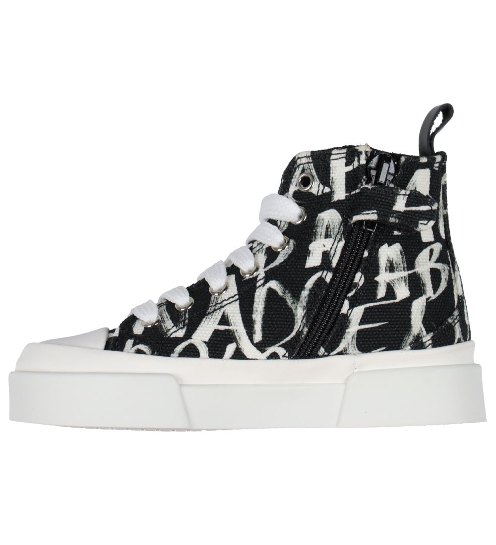 Dolce & Gabbana Støvler - DNA - Sort/Hvid