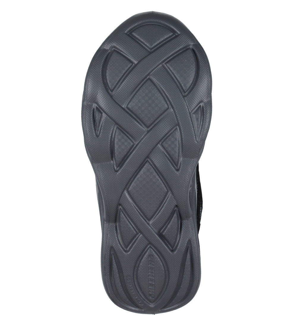 Skechers Støvler m. Lys - Twisted Brights - Sort/Rød