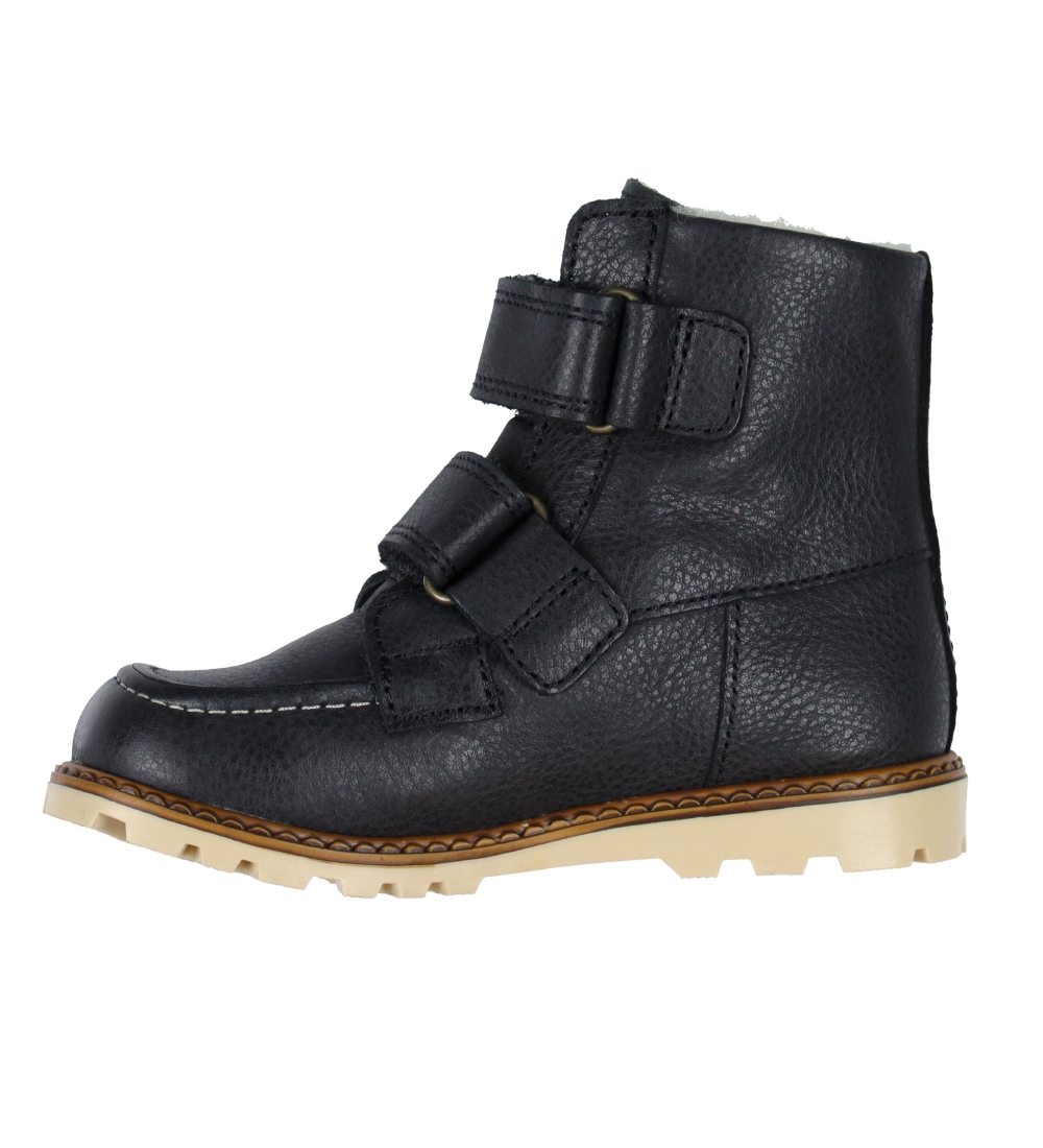 Bundgaard Vinterstøvler - Terry - Velcro - Black