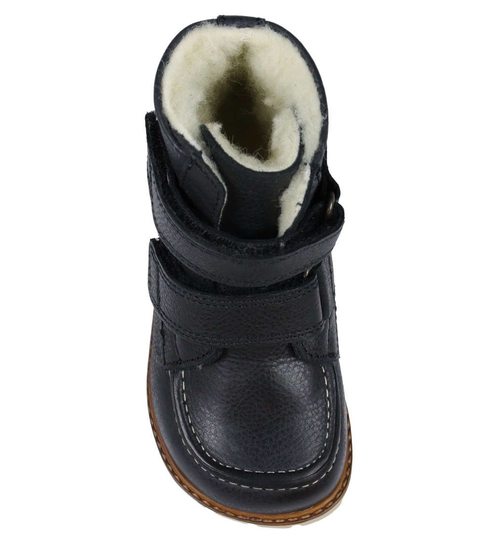 Bundgaard Vinterstøvler - Terry - Velcro - Black