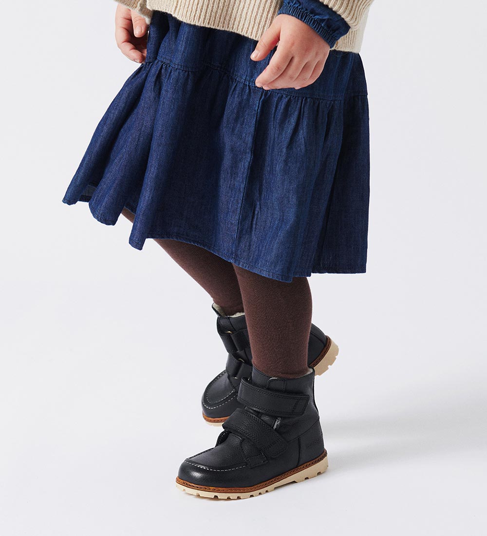 Bundgaard Vinterstøvler - Terry - Velcro - Black