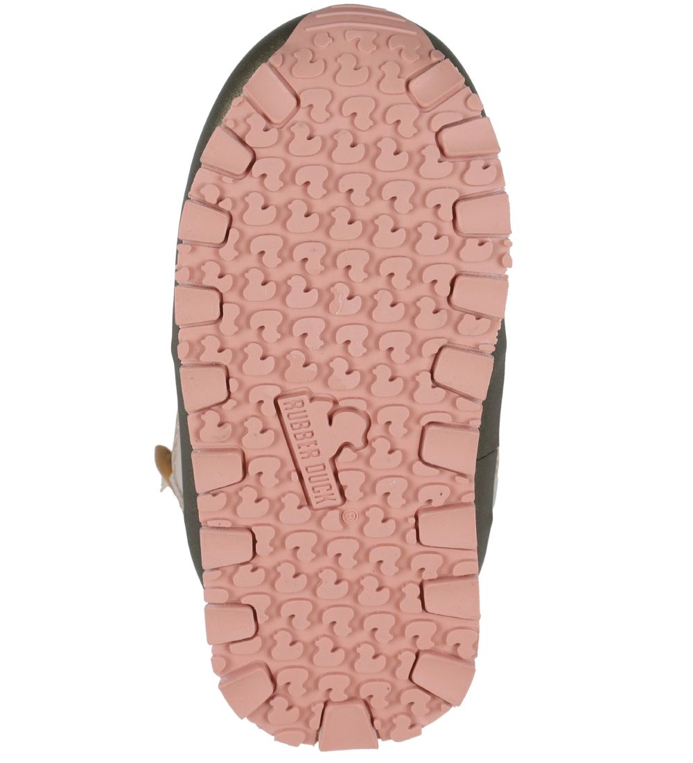 Rubber Duck Vinterstøvler - RD Cracked Metallic - Rose Gold