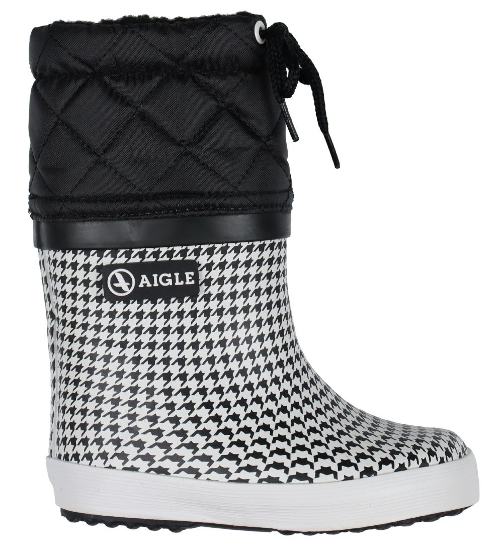 Aigle Termostøvler - Giboulee Print - Pied De Poule