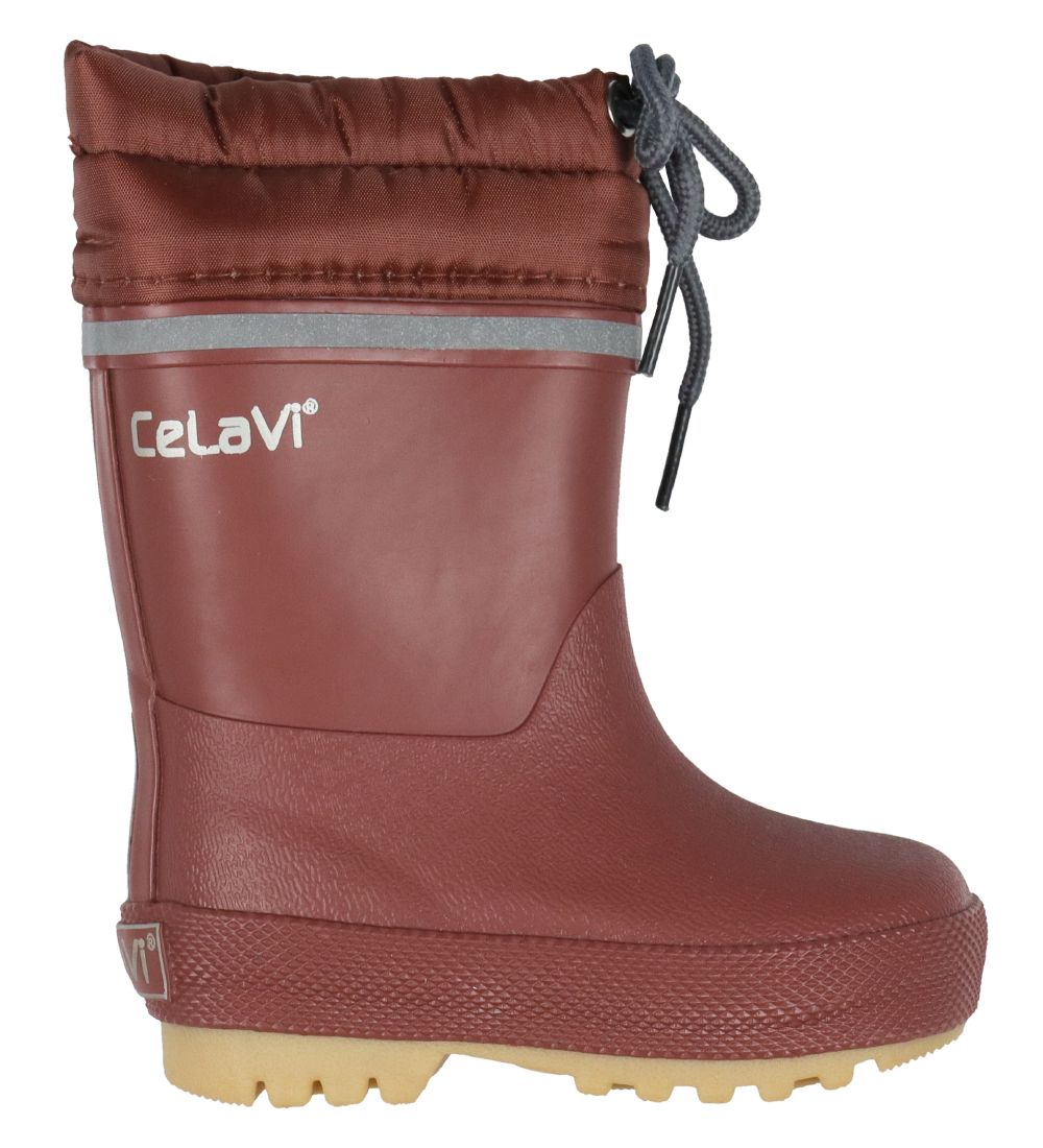 CeLaVi Gummistøvler m. For - Mahogany