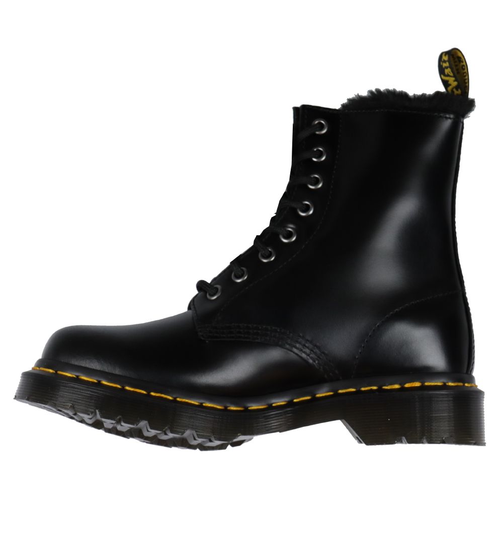 Dr. Martens Vinterstøvler m. For - 1460 Serena - Dark Grey/Atlas