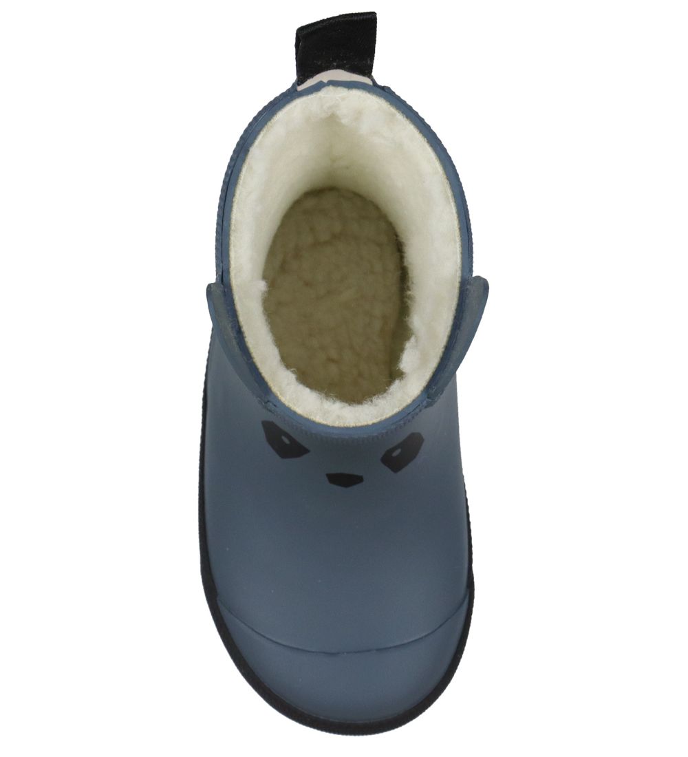 Liewood Gummistvler m. For - Kort - Jesse - Whale Blue/Black Mi
