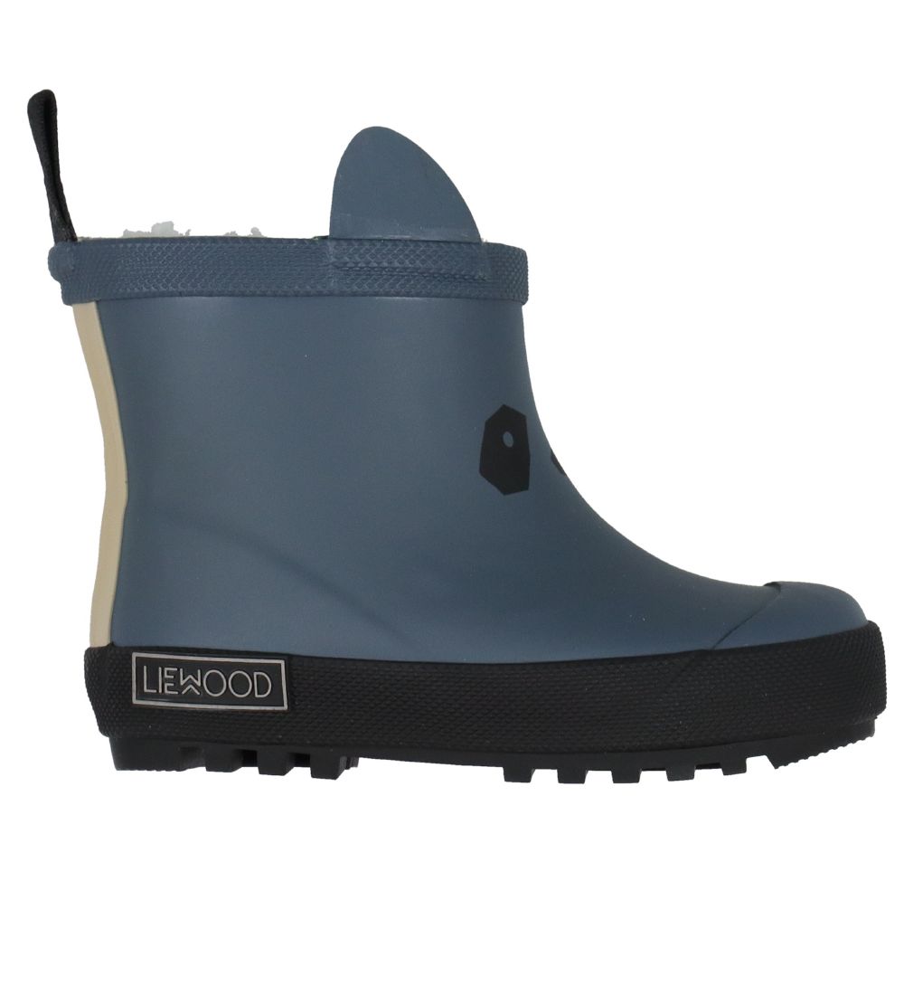 Liewood Gummistvler m. For - Kort - Jesse - Whale Blue/Black Mi