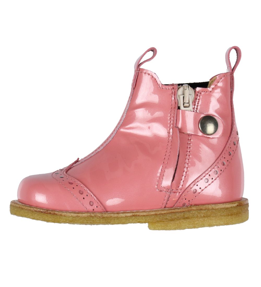 Angulus Støvler - Rosa Pink /Sølv