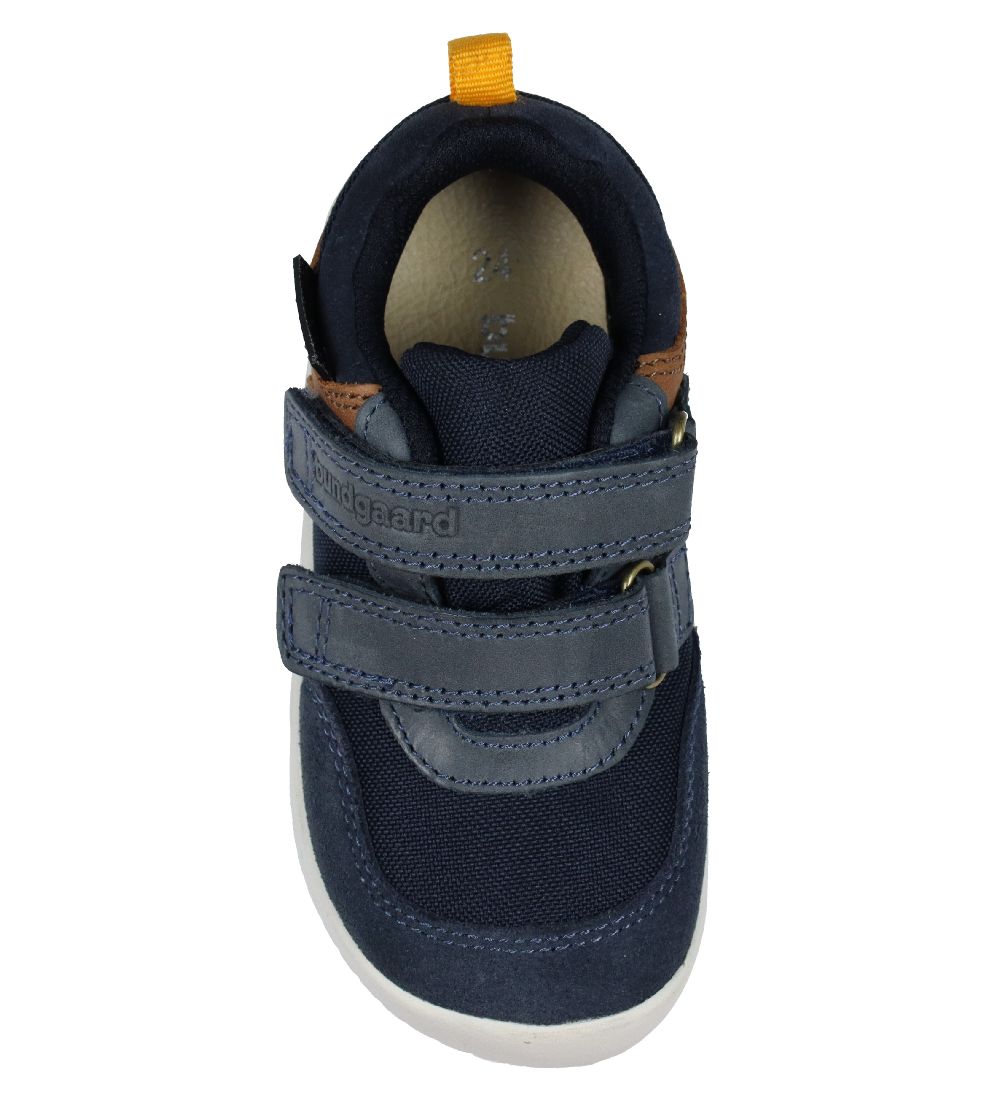 Bundgaard Sko m. Velcro - Bennie - Tex - Navy