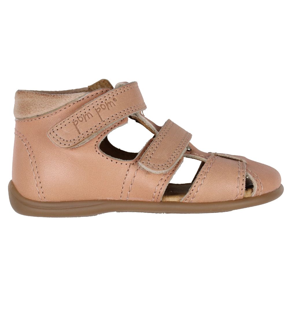 Pom Pom Sandaler - Starters Two Velcro - Rose