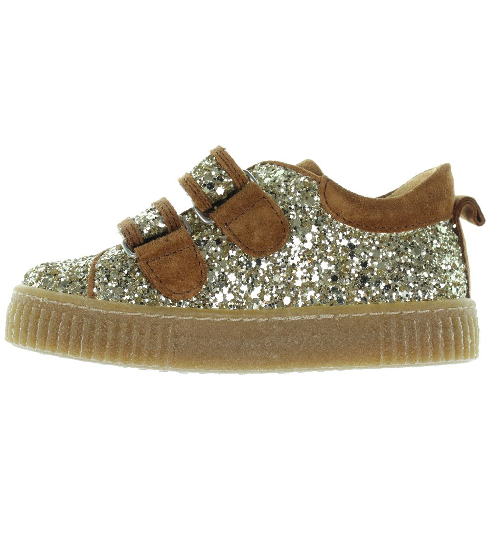 Angulus sneakers - Ester - Champagne m. Glimmer/Ruskind