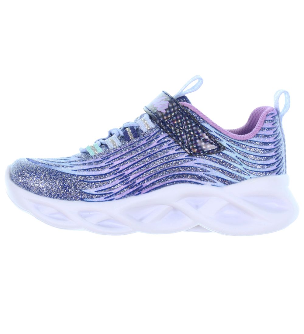 Skechers Sko m. Lys - Twisty Brights - Navy