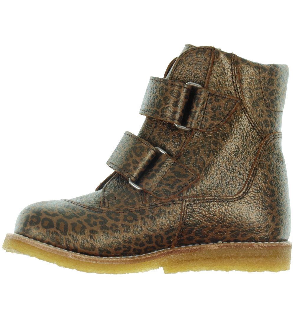 Angulus Vinterstøvler - Tex - Brown Leopard