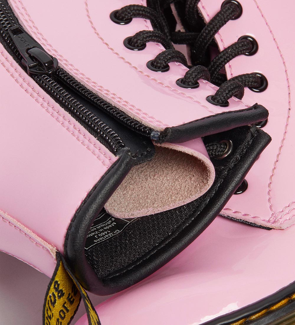 Dr. Martens Støvler - 1460 J Patent Lamper - Pale Pink