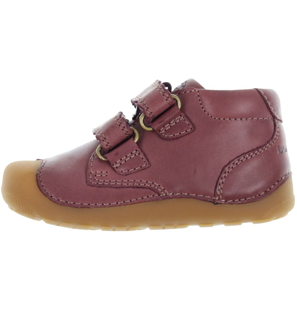 Bundgaard Begyndersko - Petit Velcro Blonde - Dark Rose