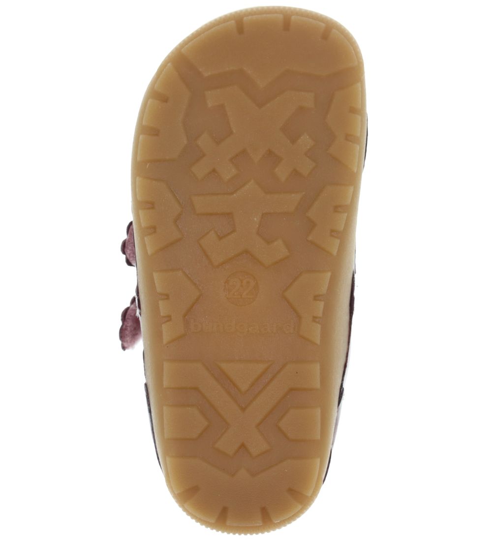 Bundgaard Begyndersko - Petit Velcro Blonde - Dark Rose