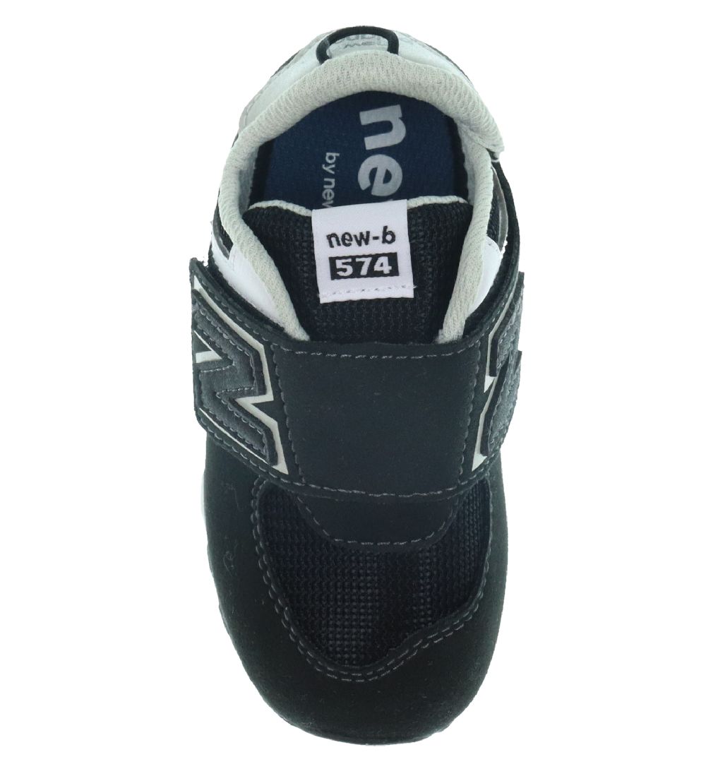 New Balance Sko - 574 - Black/Silver Metalic
