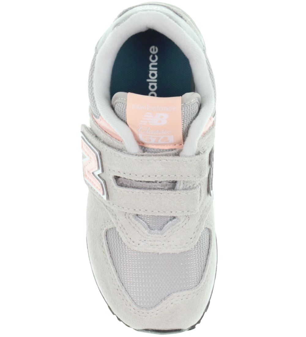 New Balance Sko - 574 - Rain Cloud/Pink Haze