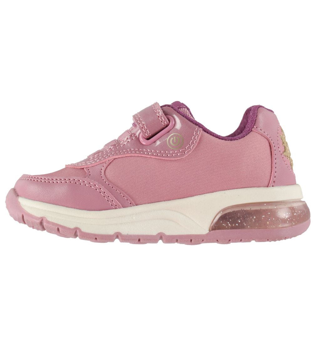 Geox Sko m. Lys - Spaceclub - Disney - Pink