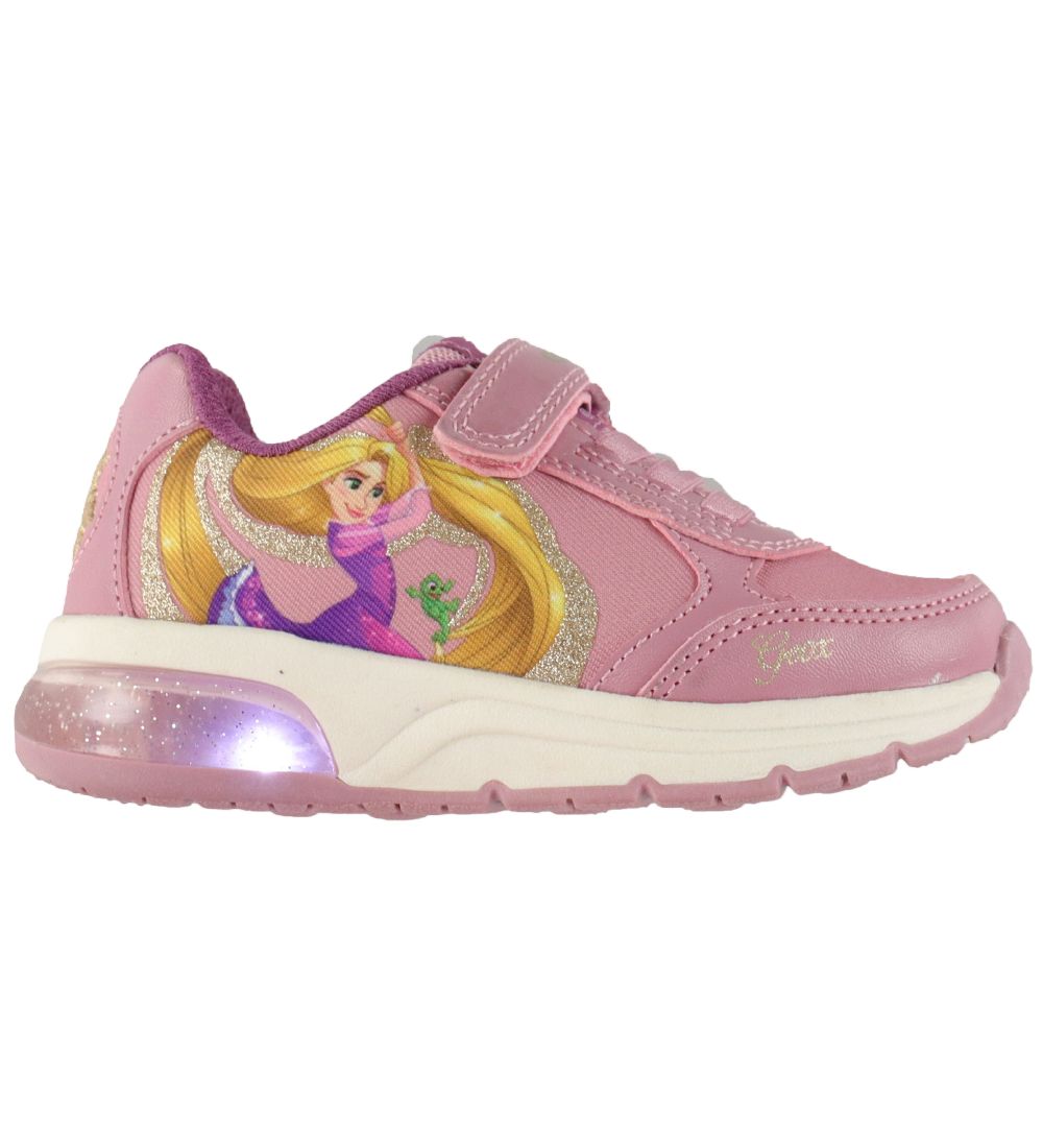 Geox Sko m. Lys - Spaceclub - Disney - Pink