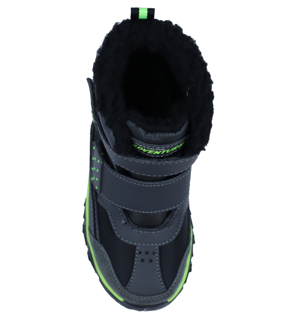 Skechers Vinterstøvler m. Lys - Hypno-Flash 2.0 - Charcoal/Black
