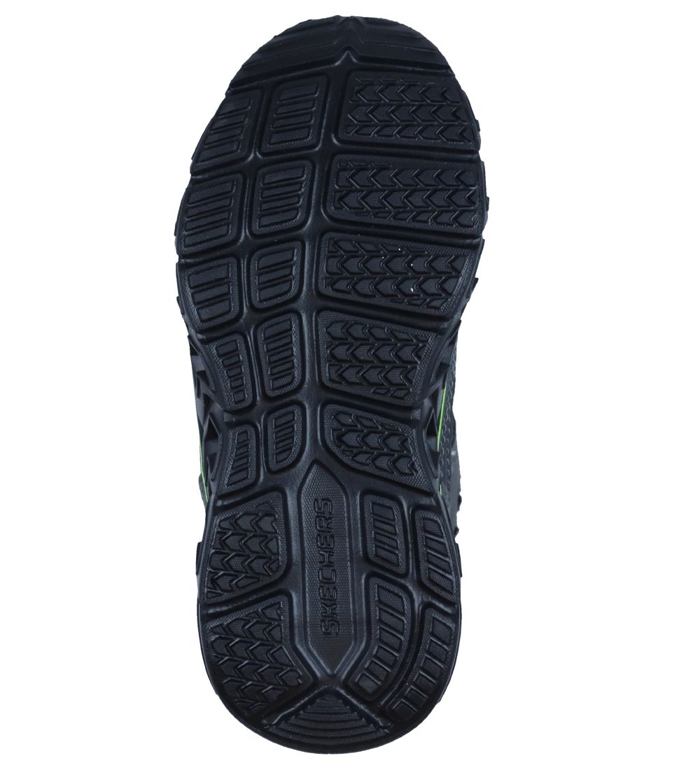 Skechers Vinterstøvler m. Lys - Hypno-Flash 2.0 - Charcoal/Black