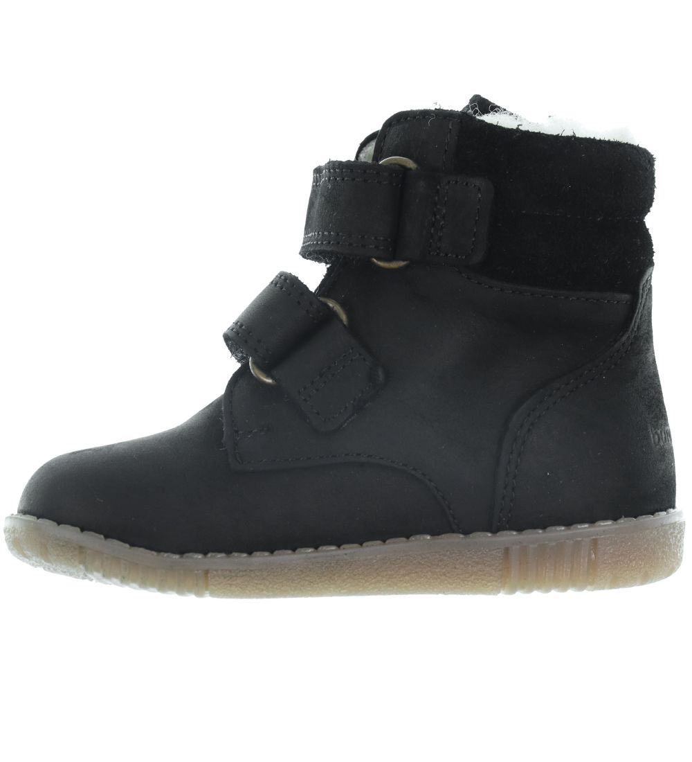 Bundgaard Vinterstøvler - Rabbit Velcro - Tex - Sort