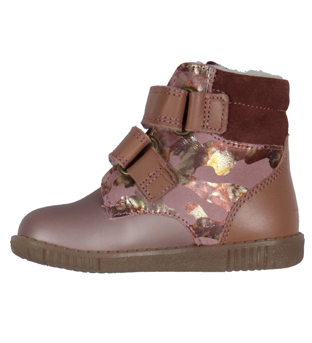 Bundgaard Vinterstøvler - Rabbit Strap - Tex - Rose Mili