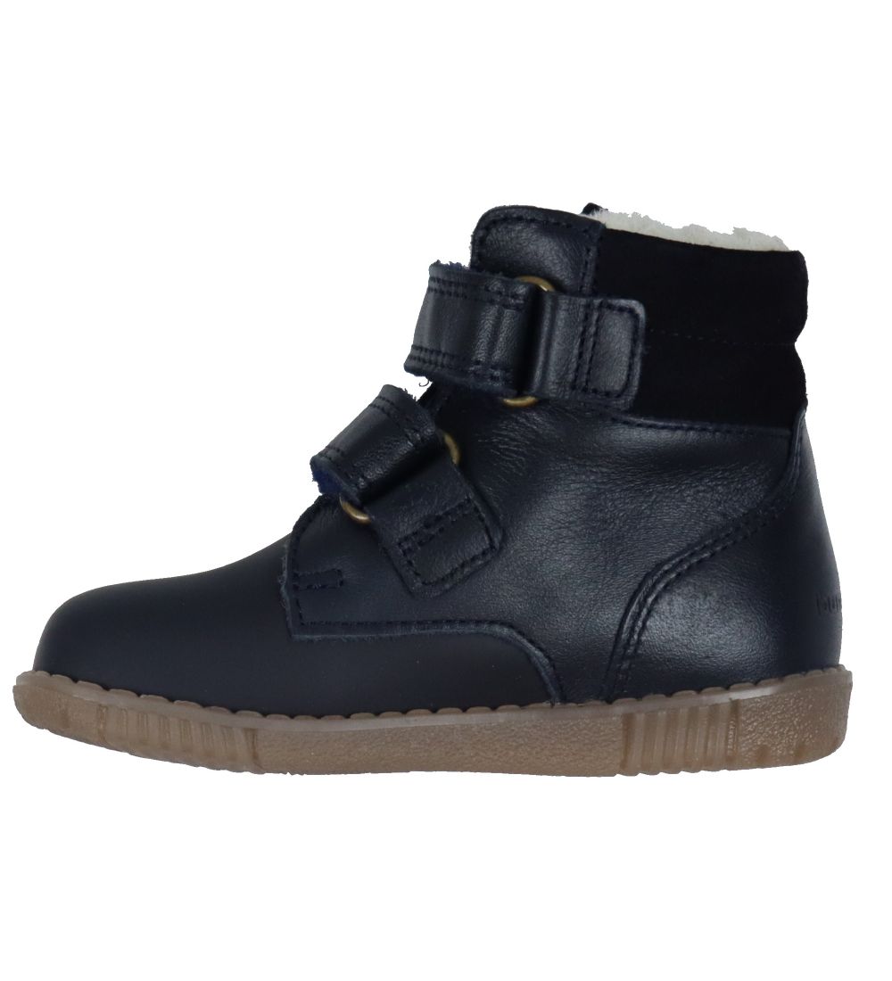 Bundgaard Vinterstøvler - Rabbit Strap Tex - Navy VB