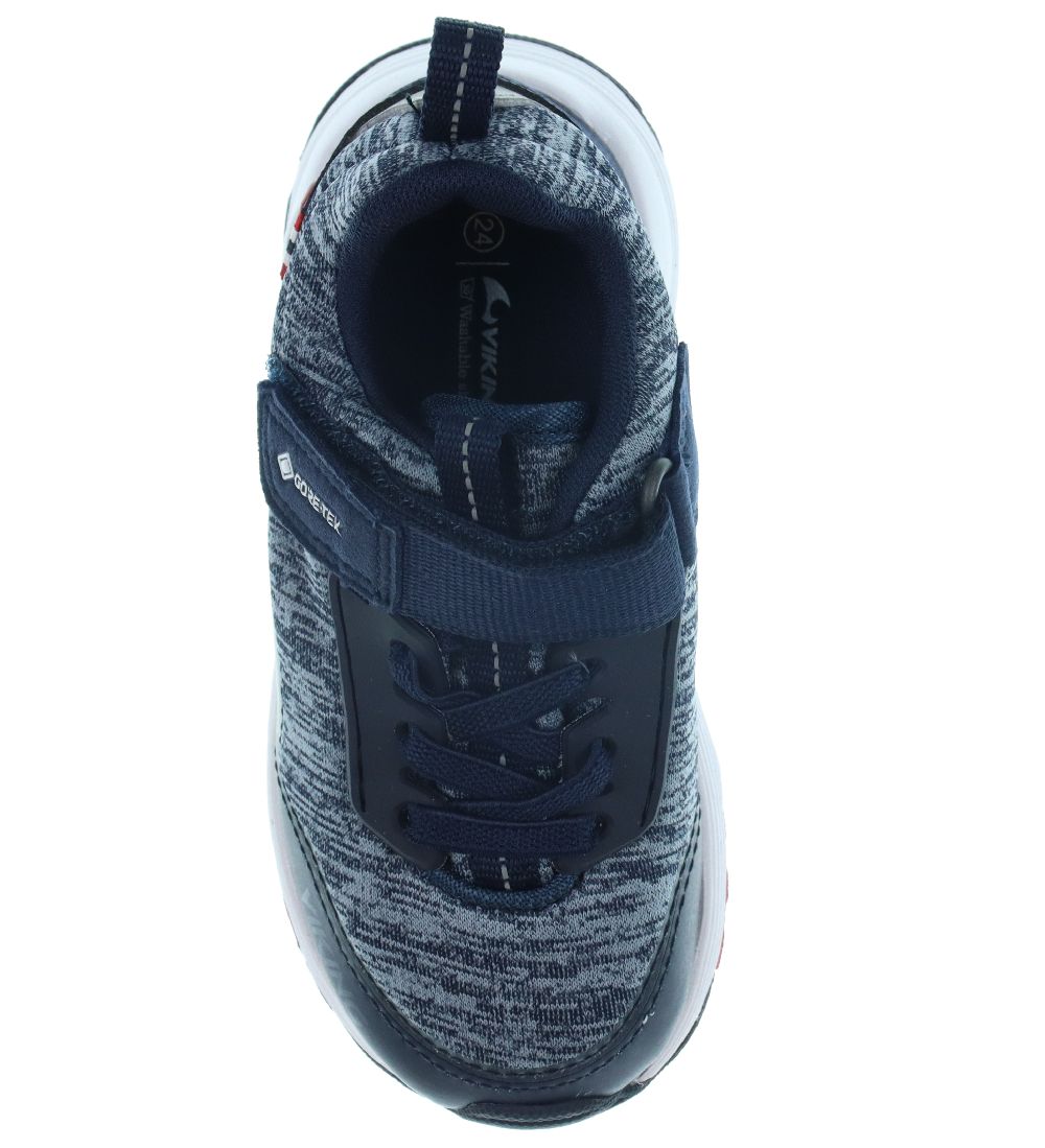 Viking Sko - Tex - Arendal Low Gtx - Navy/Rød