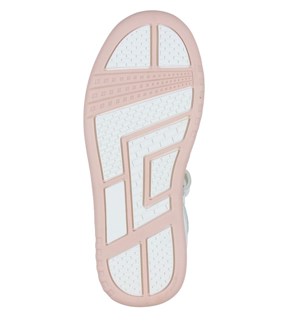 Tommy Hilfiger Sko - High Top Velcro Sneaker - White/Pink