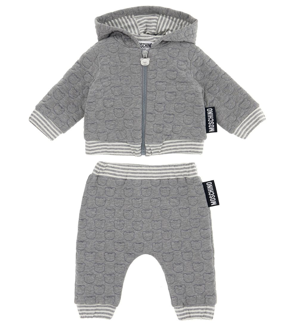 Moschino Sweatsæt - Grå m. Bjørne