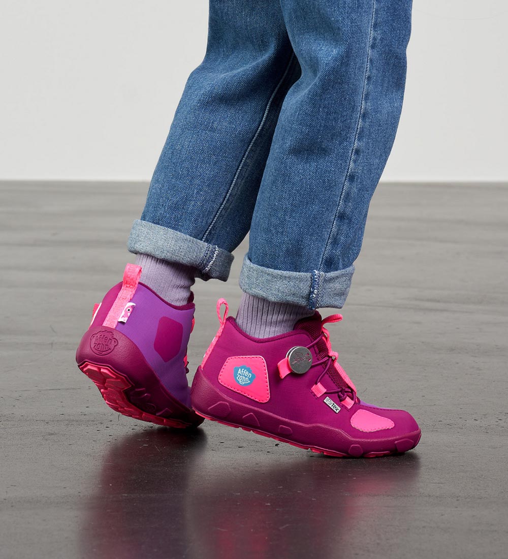 Affenzahn Støvler - Lowboot Econyl - Trail Flamingo - Pink
