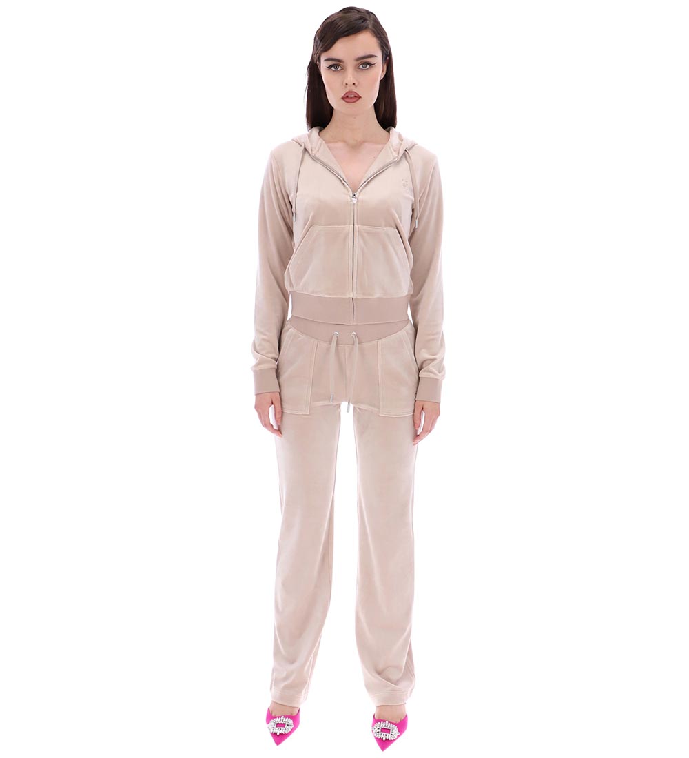 Juicy Couture Velourbukser - Warm Taupe