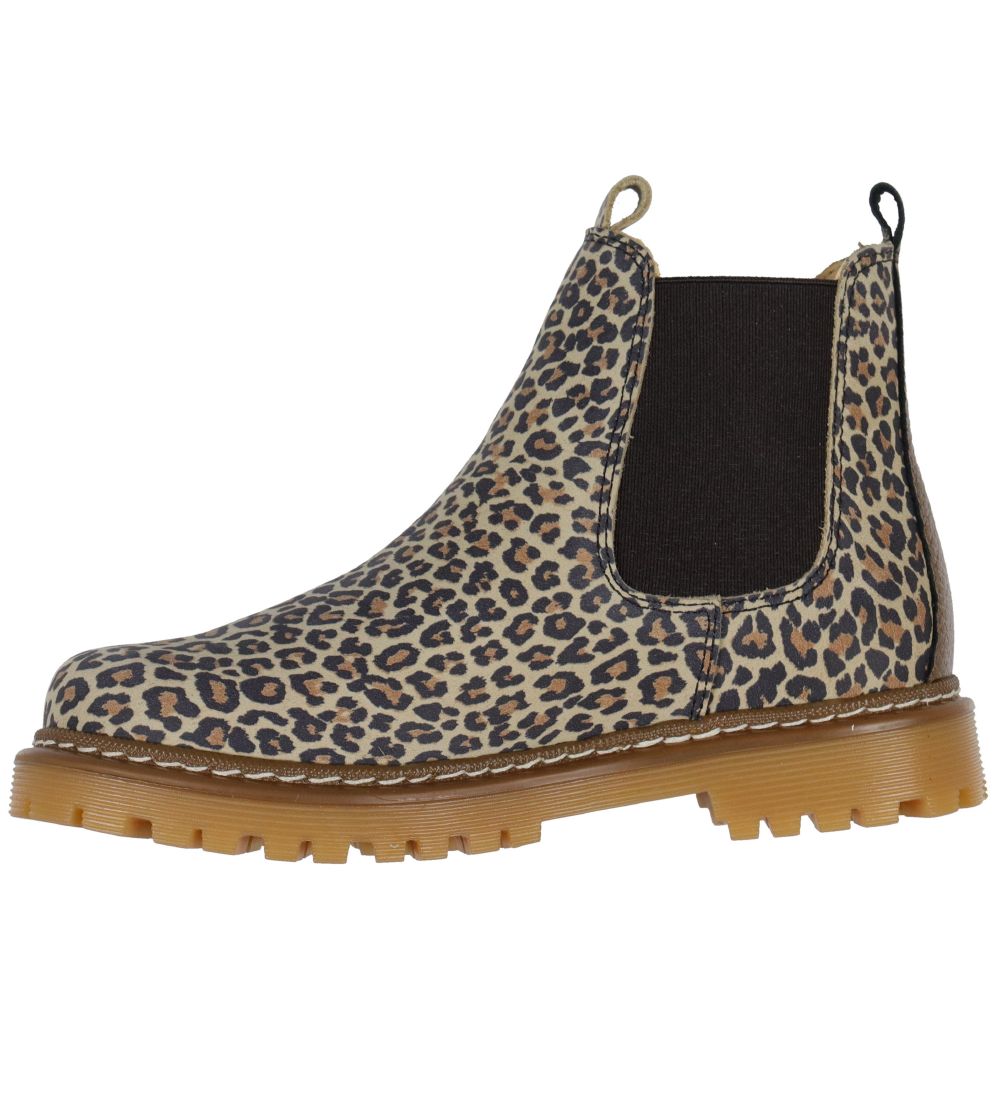 Angulus Støvler - Chelsea - Leopard/Guld
