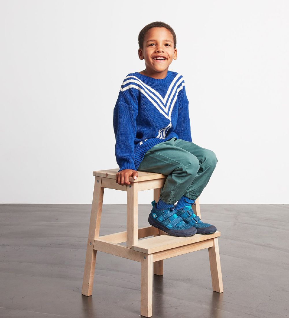 Affenzahn Støvler - Happy Smile - Tex - Barefoot - Blue Sapphire