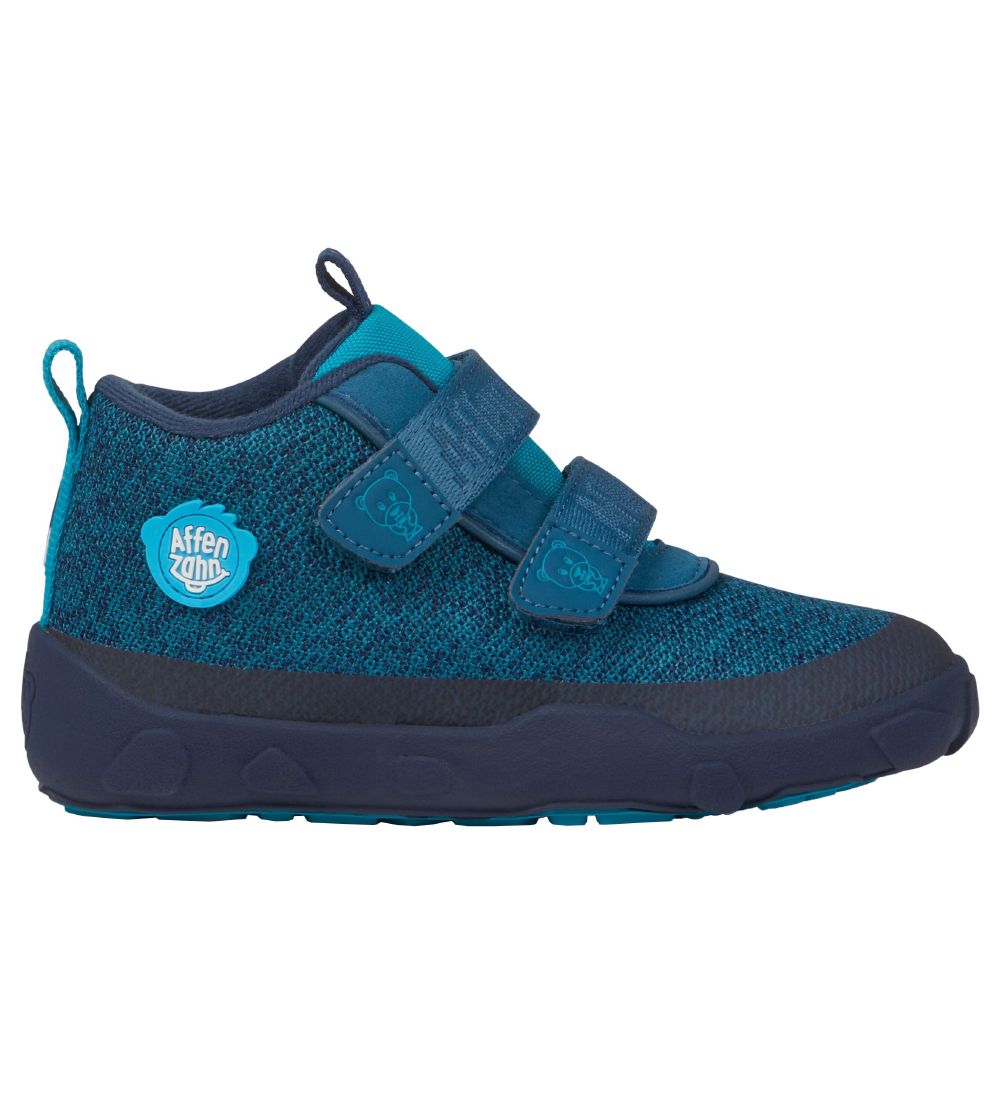 Affenzahn Støvler - Happy Smile - Tex - Barefoot - Blue Sapphire