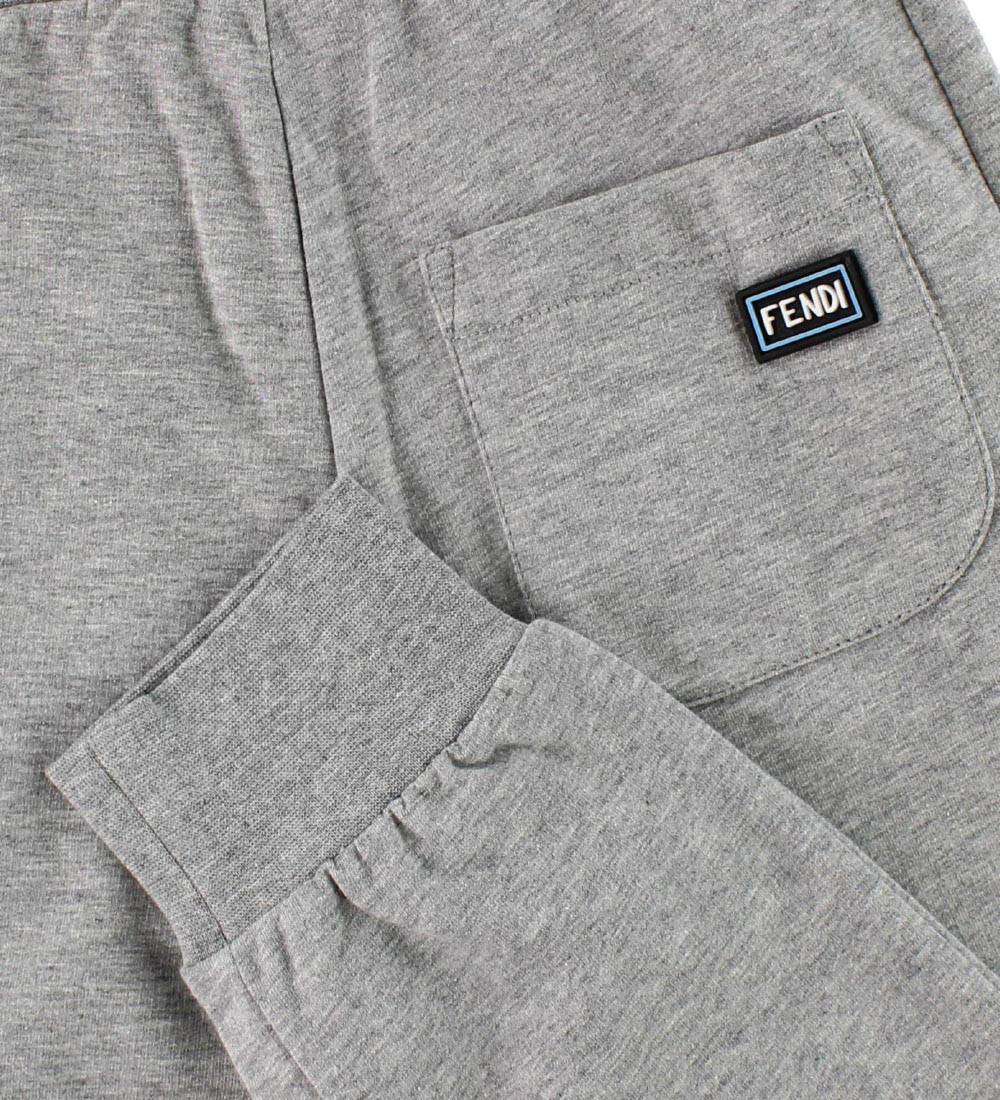Fendi Kids Sweatpants - Gråmeleret