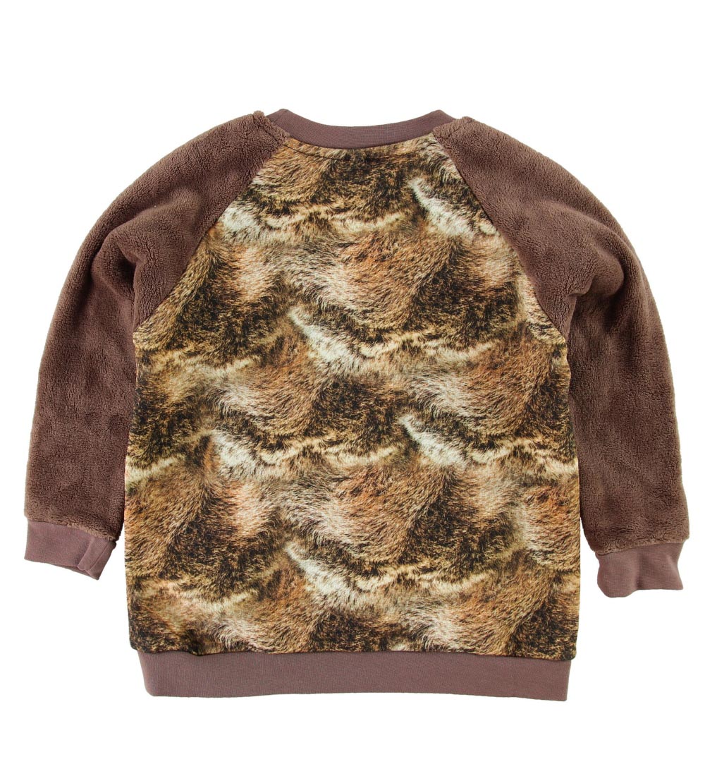Popupshop Sweatshirt - Basic - Brown Bear
