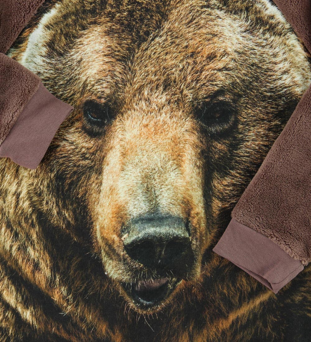 Popupshop Sweatshirt - Basic - Brown Bear