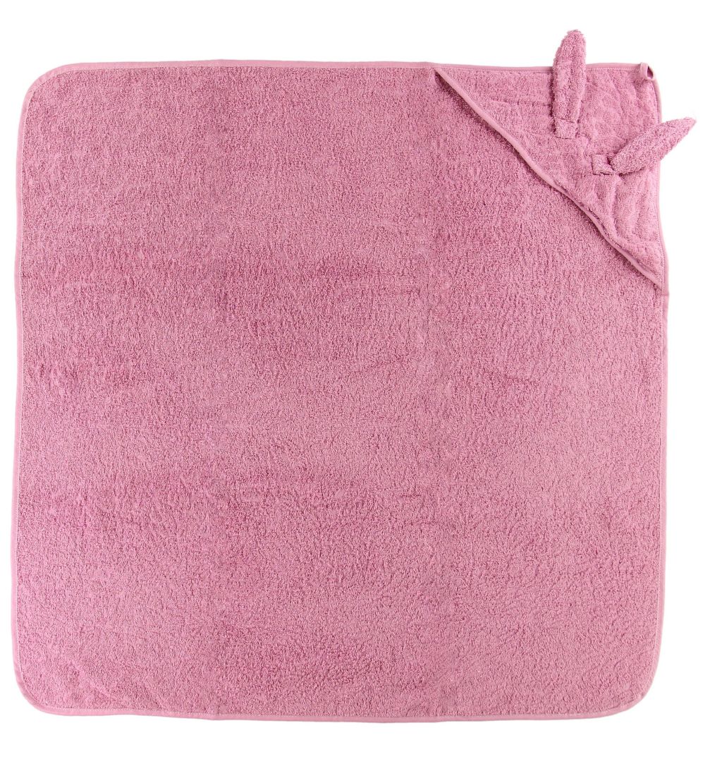 Pippi Babyhåndklæde - 83x83 cm - Rosa