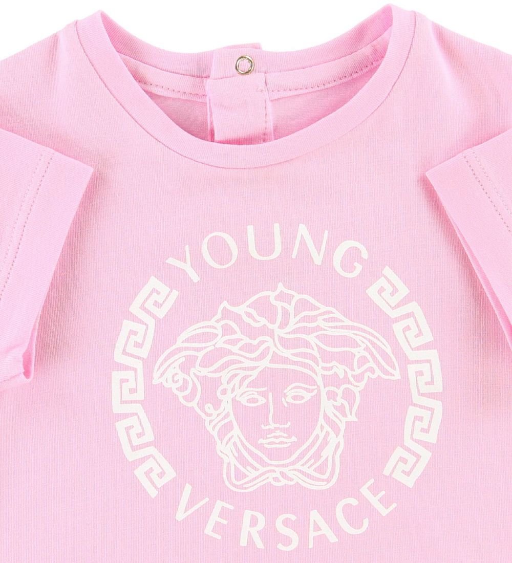 Young Versace T-shirt - Lyserd m. Logo
