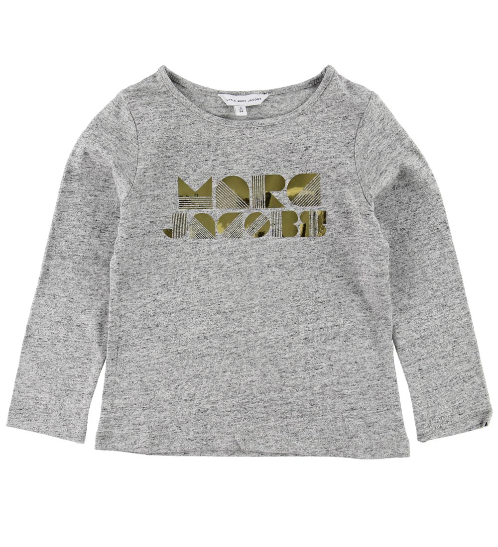 Little Marc Jacobs Bluse - Grmeleret m. Guld