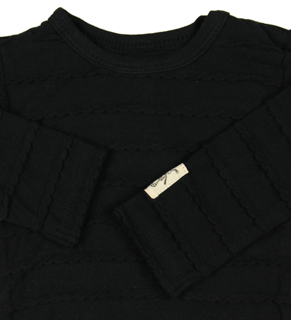 Small Rags Body l/æ - Sort m. Flæser